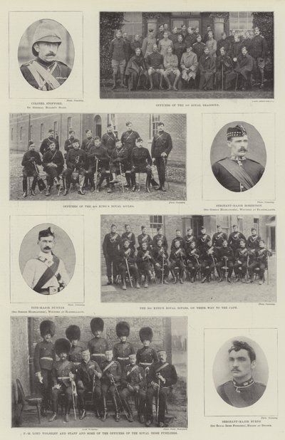 Tropas da Segunda Guerra dos Bôeres de English Photographer