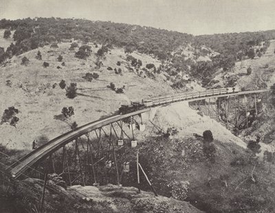 Viaduto na Adelaide para Melbourne Railway de English Photographer