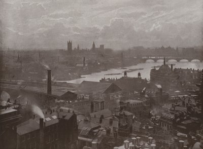 Vista da Galeria de Ouro, St Pauls, olhando para o sudoeste de English Photographer