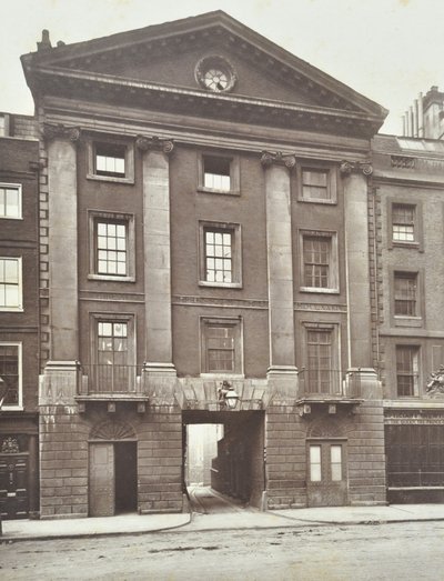 Vista, de, meio, templo, portão, casa, londres, 1885 de English Photographer
