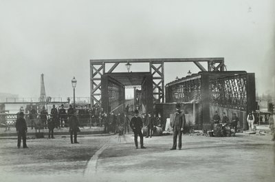 Vista da balsa de Woolwich, 1889 de English Photographer