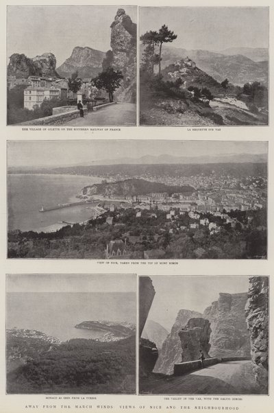 Vistas de Nice e do bairro de English Photographer