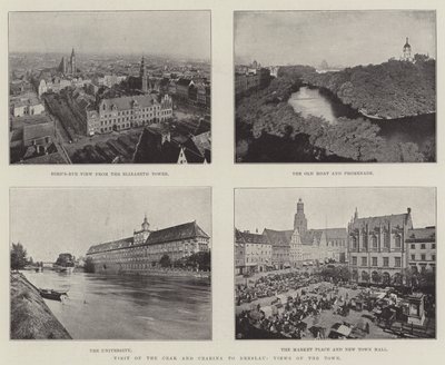 Visita do Czar e da Czarina a Breslau, Vistas da Cidade de English Photographer