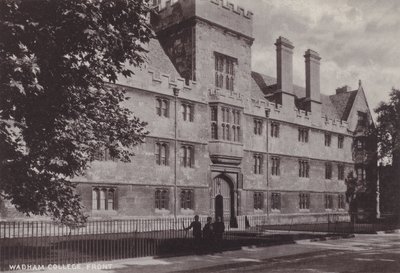Faculdade de Wadham, frente de English Photographer