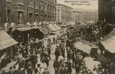 Wentworth Street, pista Petticoat, Londres de English Photographer