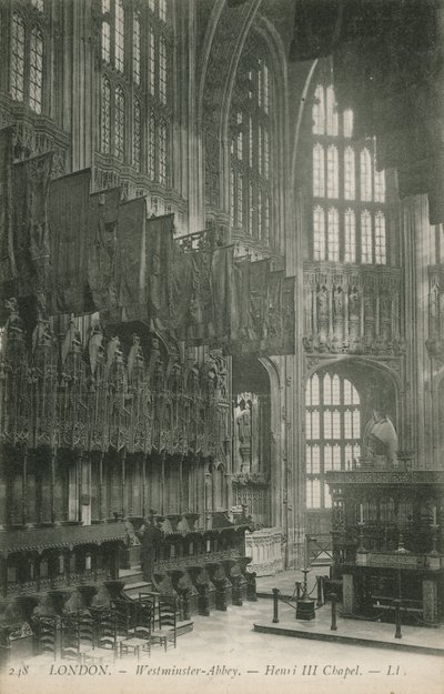 Abadia de Westminster, capela de Henry III de English Photographer
