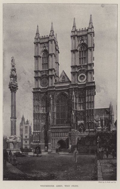 Abadia de Westminster, Frente Oeste de English Photographer