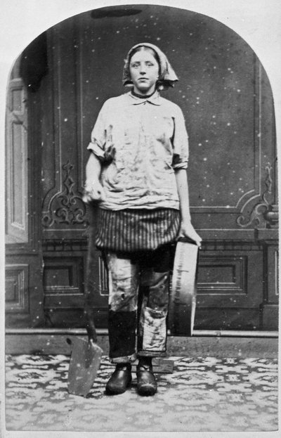 Wigan pit girl (foto de bw) de English Photographer