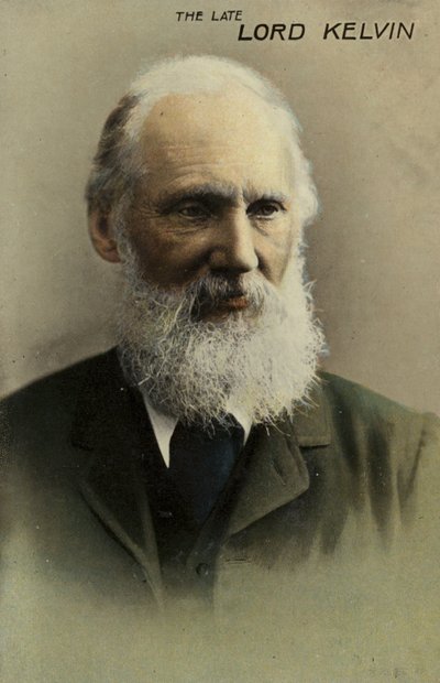 William Thomson, 1º Barão Kelvin (1824-1907), físico e engenheiro britânico (foto colorida) de English Photographer