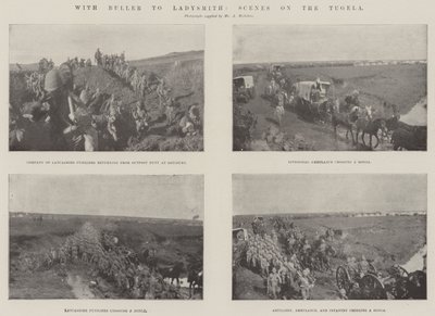 Com Buller para Ladysmith, Cenas no Tugela de English Photographer