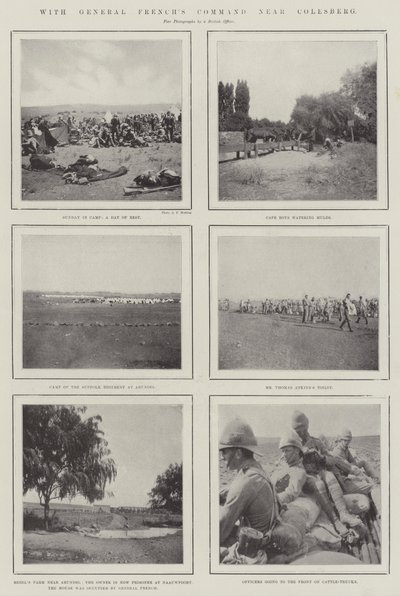 Com o Comando Geral dos Franceses perto de Colesberg de English Photographer