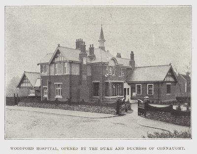 Hospital de Woodford, inaugurado pelo duque e a duquesa de Connaught de English Photographer