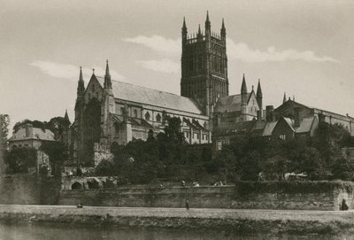 Catedral de Worcester, do sudoeste de English Photographer