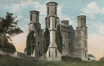 Wothorpe Towers, ruínas de um hotel Jacobean, Cambridgeshire (foto) de English Photographer