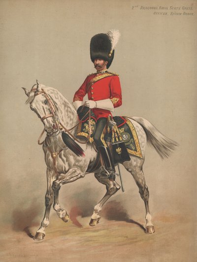 2º Dragões, Royal Scots Greys, Oficial, Ordem de Revisão de English School