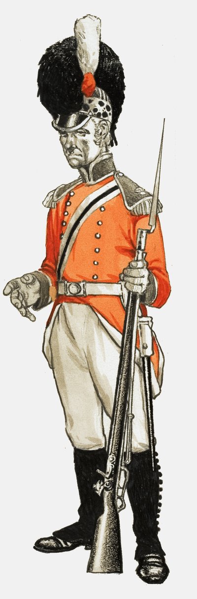 92nd. Hon. Artillery Co. Infantaria Div. Privado 1803 de English School