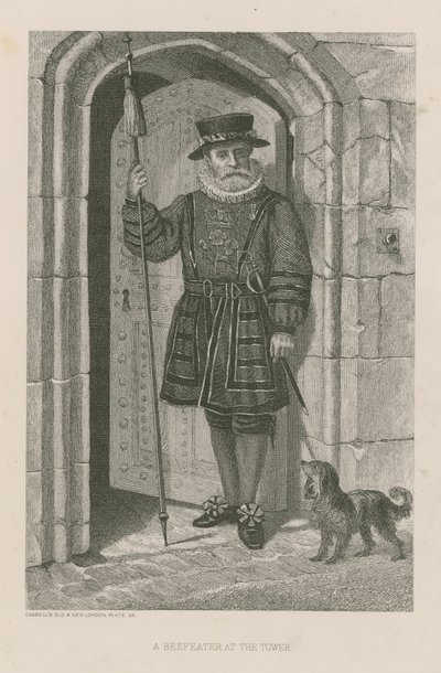 Um Beefeater na torre de English School