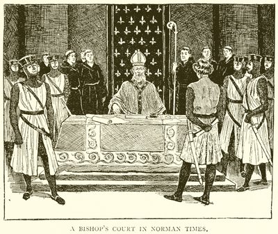 Um Tribunal dos Bispos no Norman Times de English School