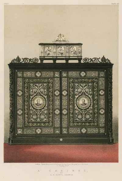 Um gabinete por GB Gatti, Faenza de English School