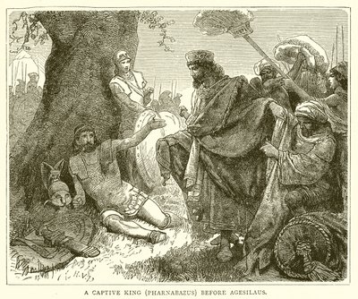 Um rei em cativeiro (Pharnabazus) antes de Agesilaus de English School