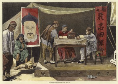 Um Fortune-Teller chinês de English School