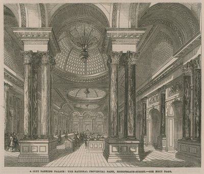 Um palácio bancário da cidade de English School