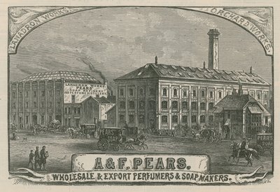A & F Pears, perfumistas e soapmakers de atacado e exportação de English School