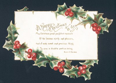 Um feliz Natal para você - cartão de Natal de English School