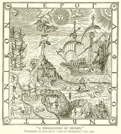 Um hieróglifo da Grã-Bretanha de English School