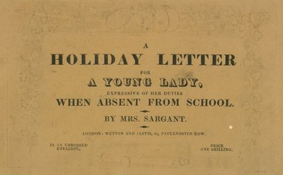 Uma carta de férias de English School