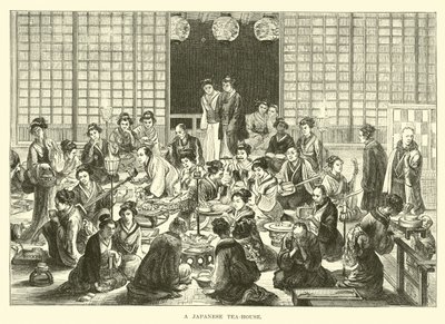 Uma casa de chá japonesa de English School