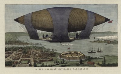 Um novo balão americano de guerra navegável de English School
