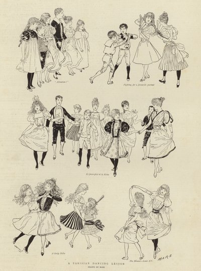 Uma lição de dança parisiense de English School