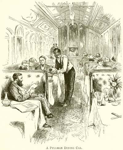 Um carro de jantar Pullman de English School