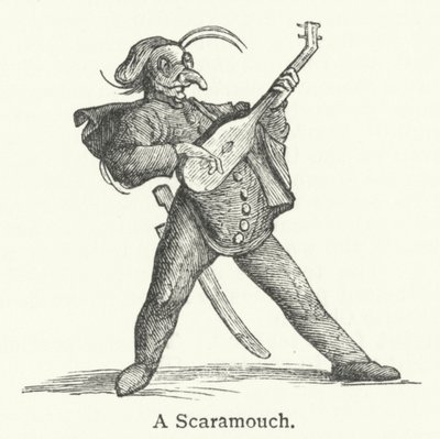 Um Scaramouch (gravura) de English School