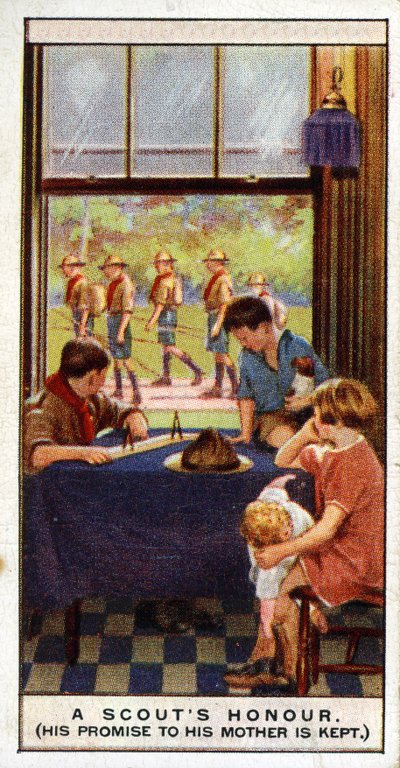 Uma honra escoteira é confiável, 1929 de English School