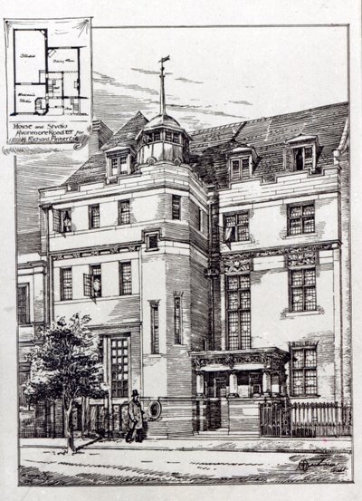 Um escultor Studio, 1892 de English School