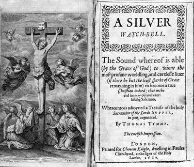 Um relógio de prata Bell por Thomas Tymme, 1617 de English School