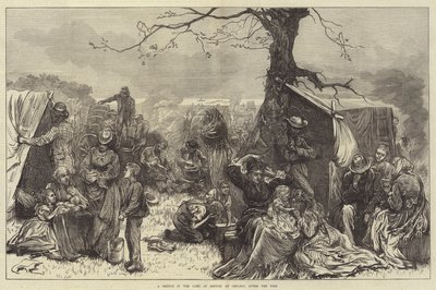 Um Esboço no Campo de Refúgio de Chicago, após o Incêndio (gravação) de English School