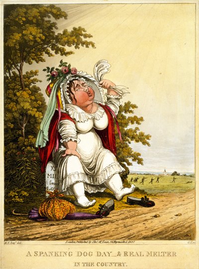 Um dia de cachorro espancando & real Melter no país, gravado por George Hunt, publicado por Thomas McLean, Londres, 1827 de English School