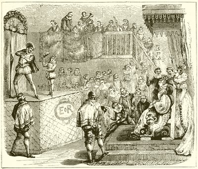 Um jogo de teatro no século XVI de English School