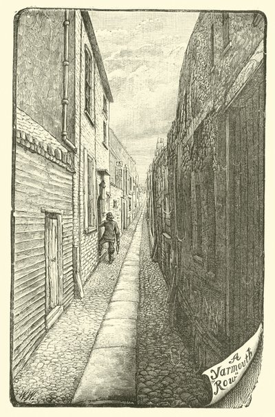 Uma fileira de Yarmouth de English School