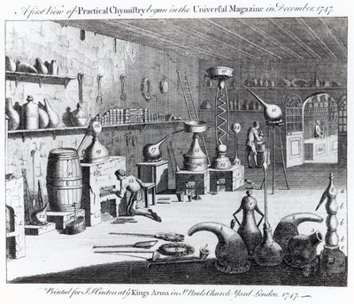 Uma primeira visão da Química Prática iniciada na Revista Universal em dezembro de 1747 de English School