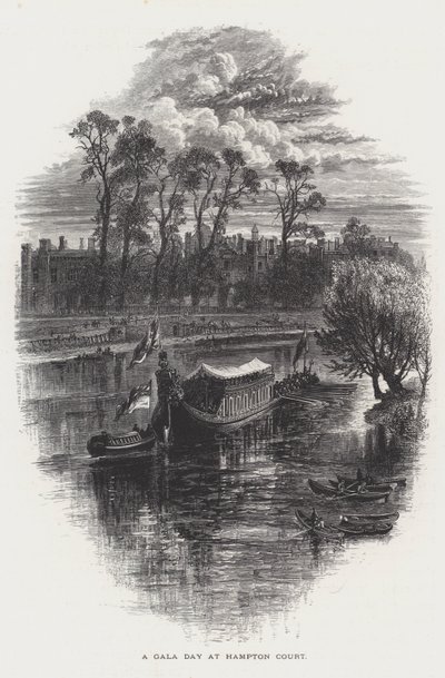 Um dia de gala em Hampton Court, Richmond upon Thames de English School
