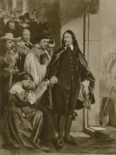 Um rei que poderia ter se salvado (gravura) de English School