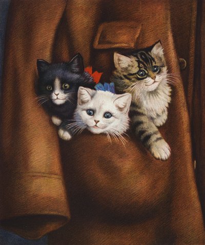 Um bolso cheio de vida (litografia a cores) de English School