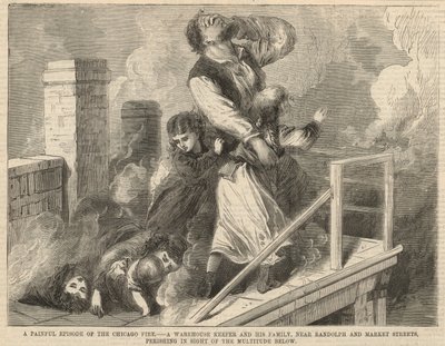 Um episódio doloroso do incêndio de Chicago de English School