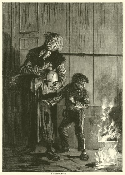 Uma petroleusa, abril de 1871 de English School