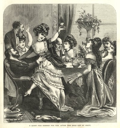 Um jantar tranquilo para dez, depois da Taça de Ouro no Ascot de English School