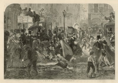 Um degelo nas ruas de Londres de English School